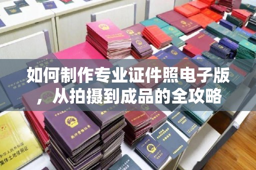 平顺如何制作专业证件照电子版，从拍摄到成品的全攻略